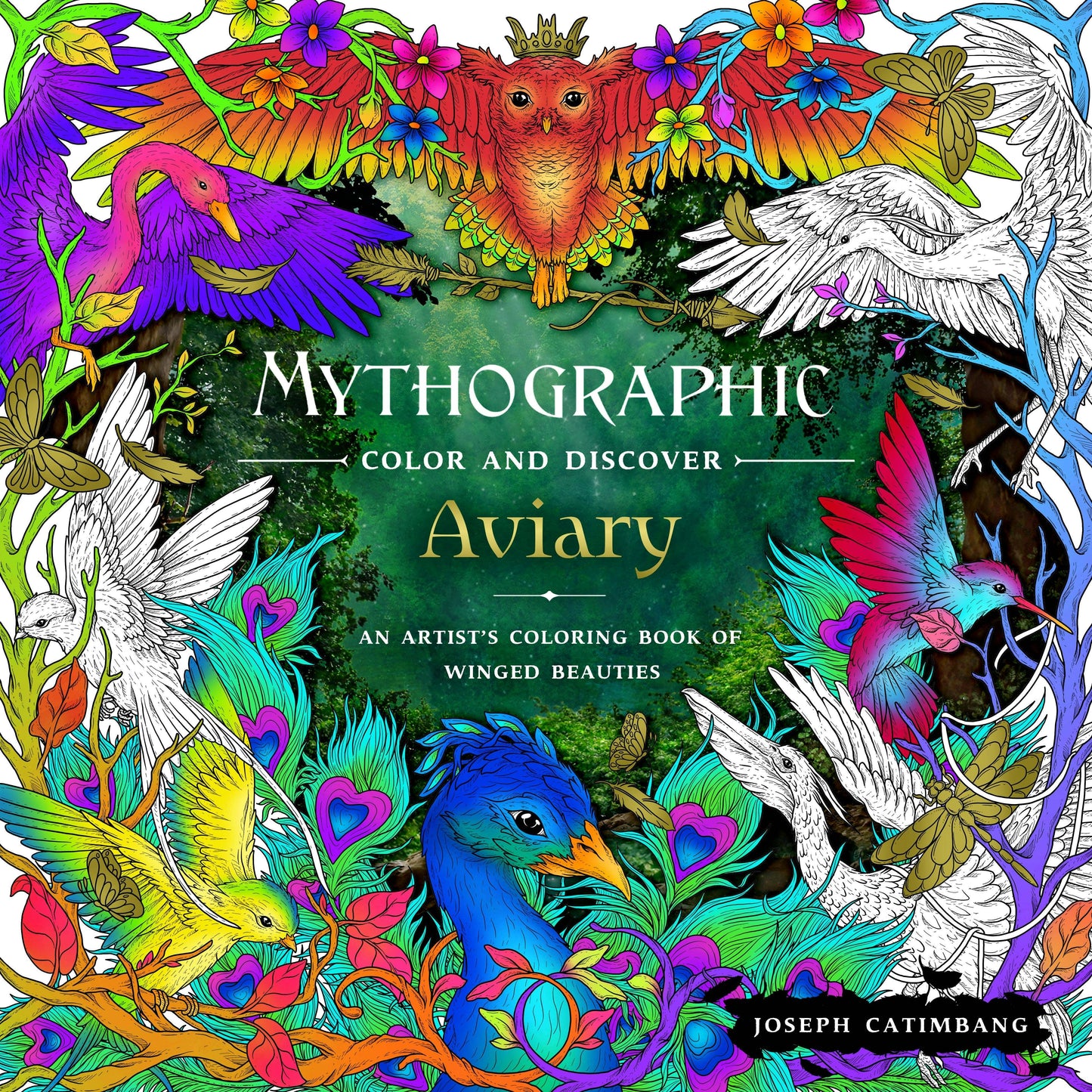 Mythographic Color: Aviary Artist's Coloring Book