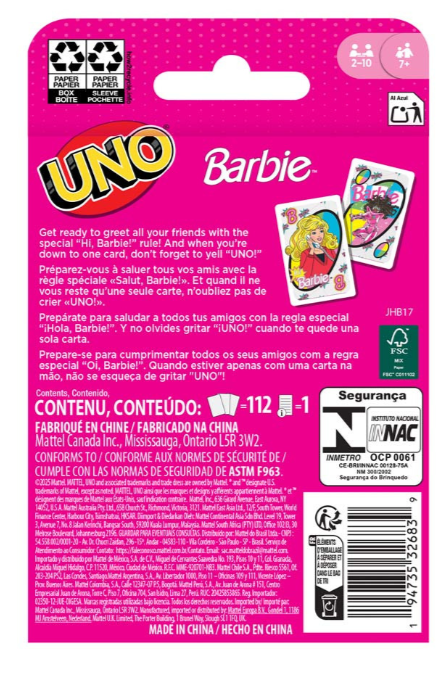 UNO: Barbie Refresh