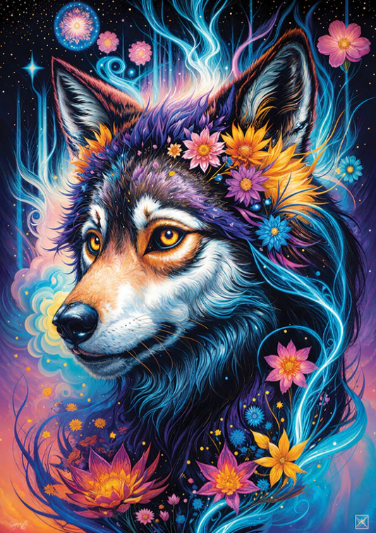 Magical Wolf Portrait | 1000 Piece