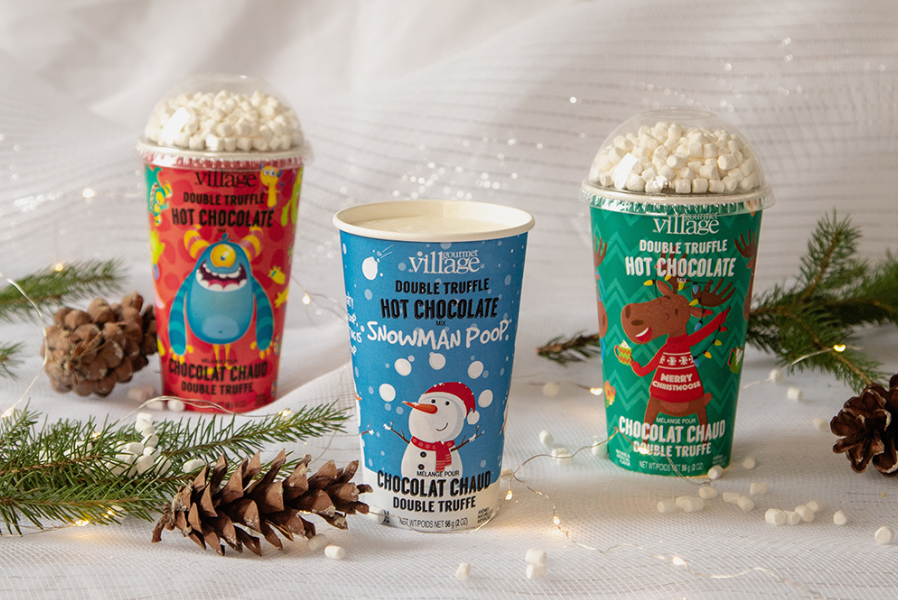 Snowman Poop Hot Chocolate Cup - White Chocolate Hot Chocolate