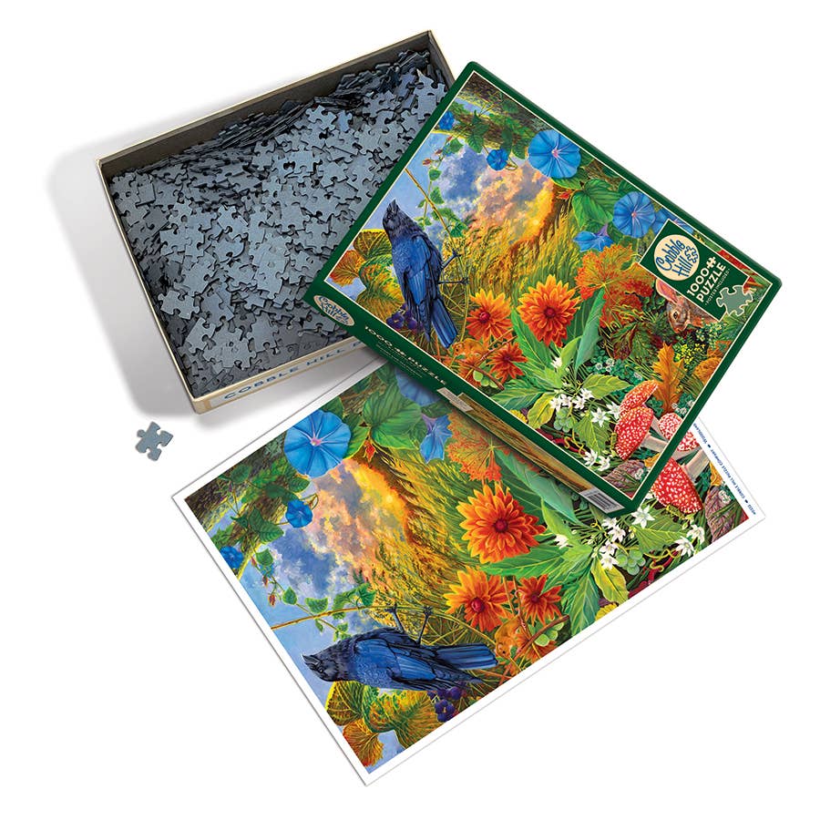 Woodland Gathering - 1000pc-Puzzle By Wava Jacobchick