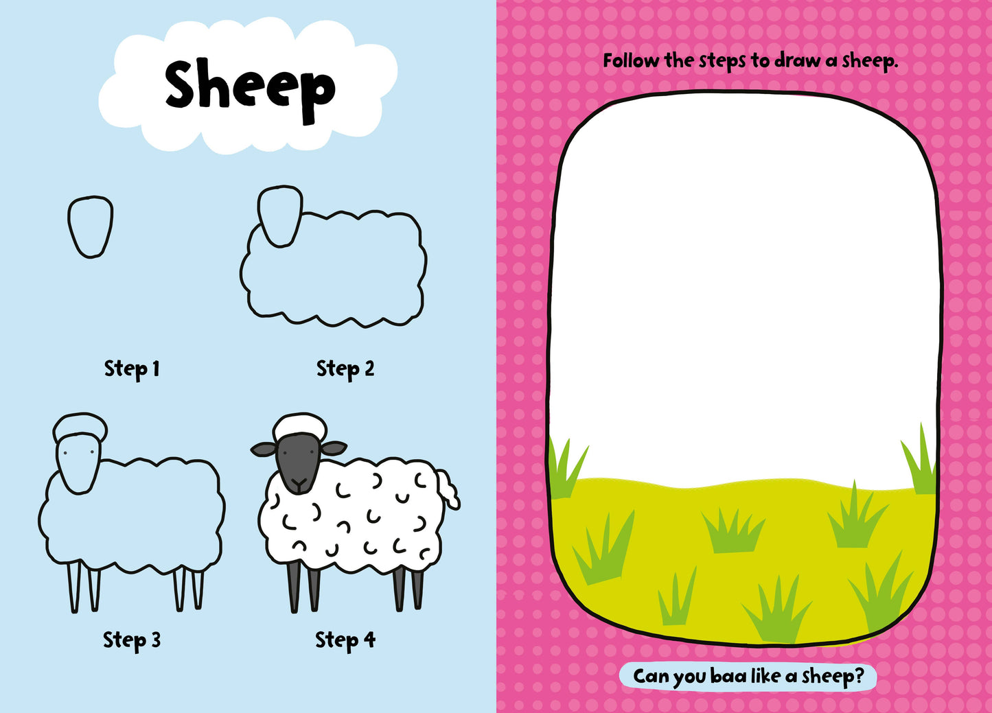 My First Learn To Draw: Farm Animals