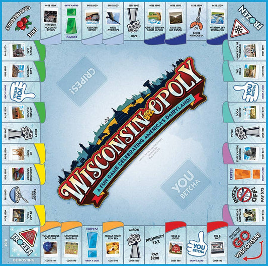 Wisconsin-Opoly (state) Board Game