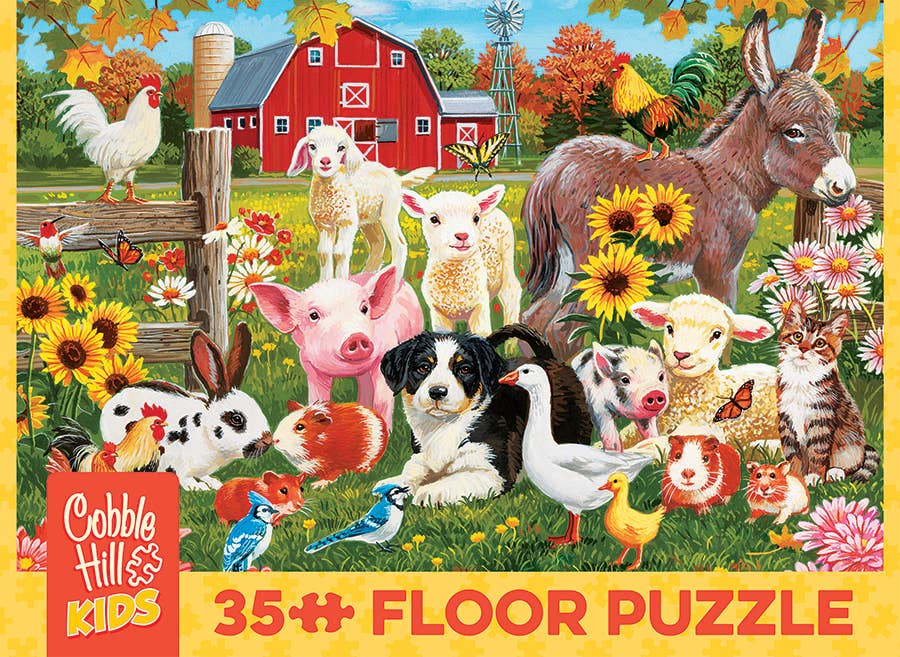Farmyard Greetings (35pc) Floor Puzzle - Ages 3+