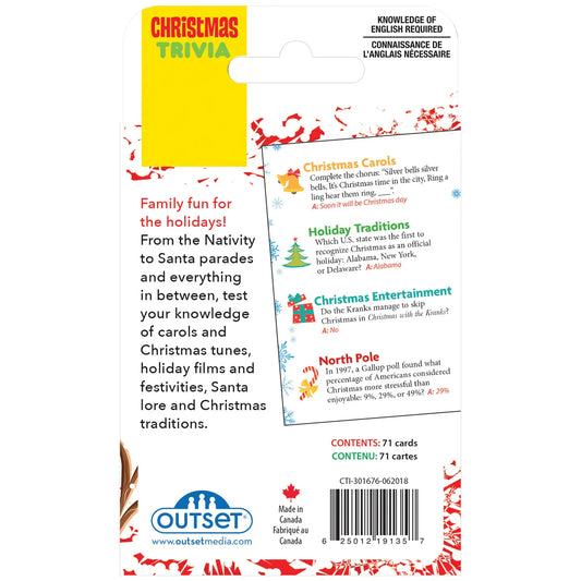 Christmas Trivia Card Game 🎄✨