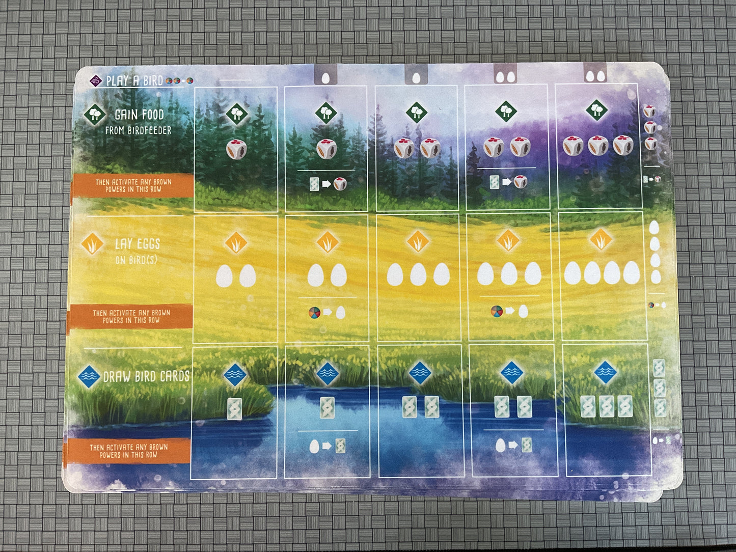 Wingspan double sided playmat