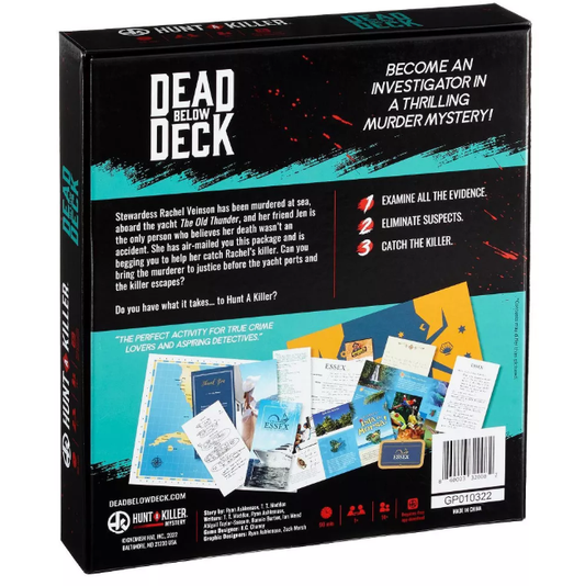 Hunt A Killer: Dead Below Deck Game