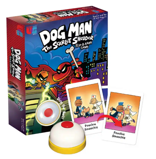 Dog Man The Scarlet Shedder Flip-O-Rama Game