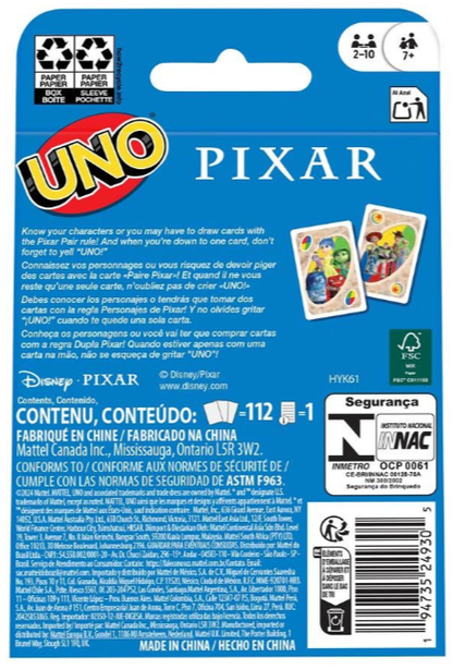 UNO: Pixar