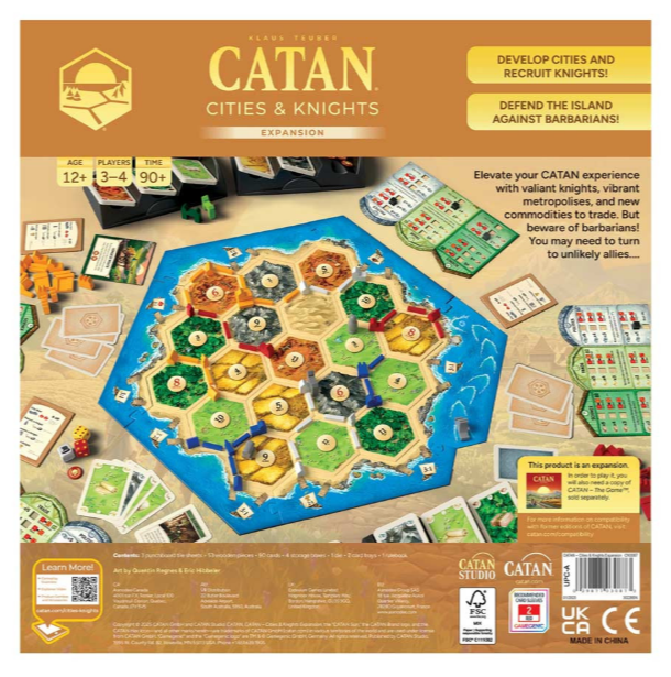 Catan: Cities & Knights Expansion 6th Edition