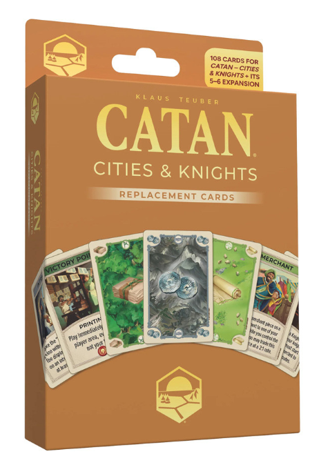 Catan Cities and Knights Replacement Cards