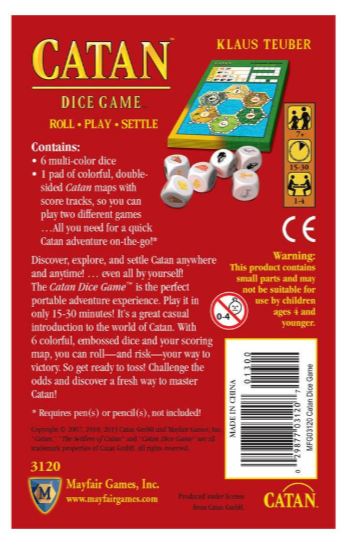 Catan Dice Game