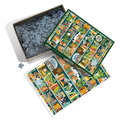 The Purrfect Bookshelf (1000 Piece)