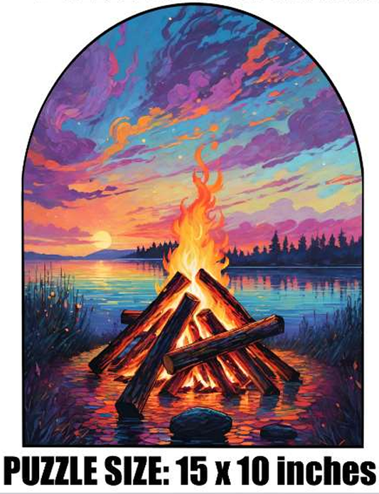 Bonfire Wooden Puzzle