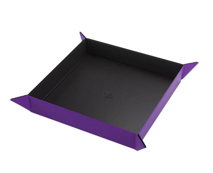 Dice Tray: Square: Black/Purple