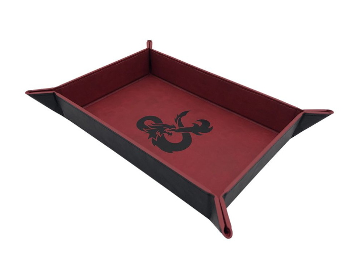 Dice Tray: D&D: Foldable Red/Black