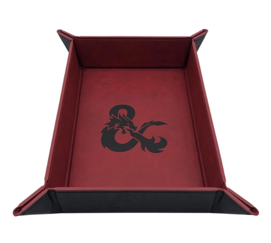 Dice Tray: D&D: Foldable Red/Black