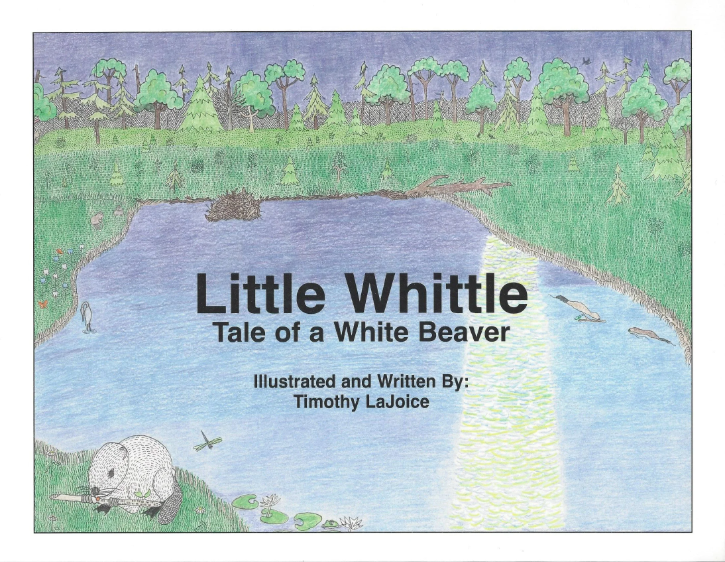 Little Whittle - Tale of a White Beaver - W/ Coloring Book