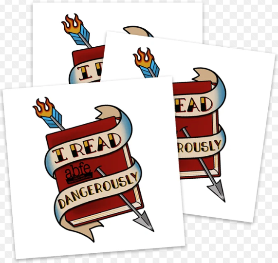 I Read Dangerously - ABA Tattoos