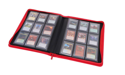 Z-Folio 9-Pocket LX Album - Toploaders - Red