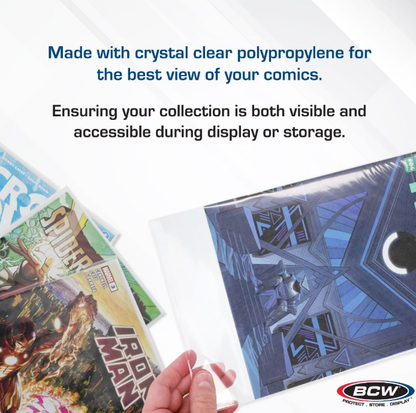 Silver/Regular Comic Bags (pk of 100)