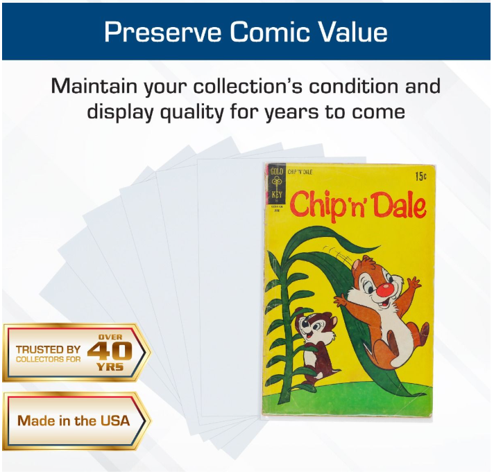 Silver Comic Backing Boards (pk of 100)