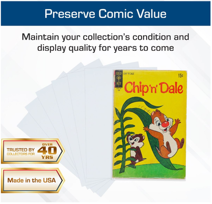 Silver Comic Backing Boards (pk of 100)