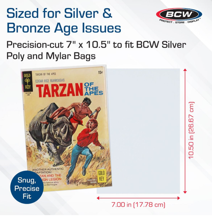 Silver Comic Backing Boards (pk of 100)