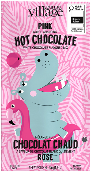Hippopotamus - Pink Chocolat Chaud