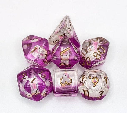 Unicorn Dice Tin: 1 Set