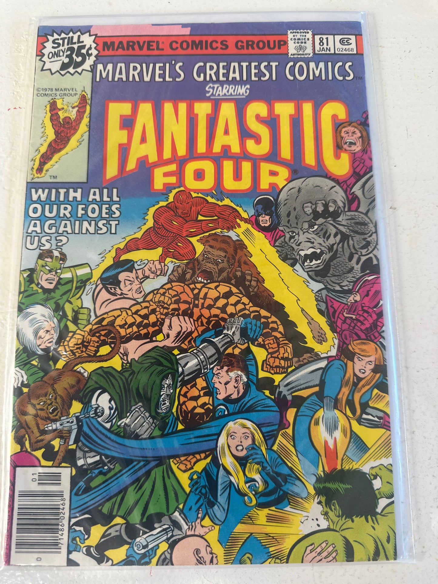 Marvel's Greatest Comics - Vol 81 - Staring Fantastic Four