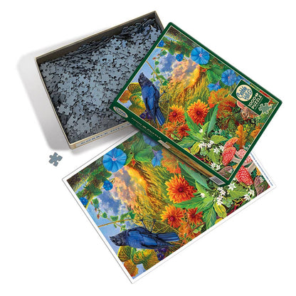 Woodland Gathering - 1000pc-Puzzle By Wava Jacobchick