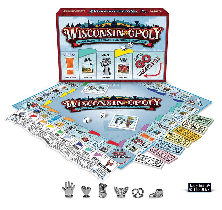 Wisconsin-Opoly (state) Board Game