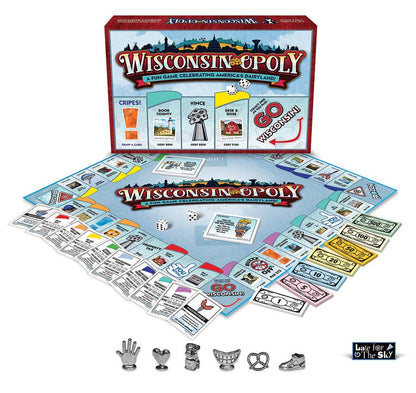 Wisconsin-Opoly (state) Board Game