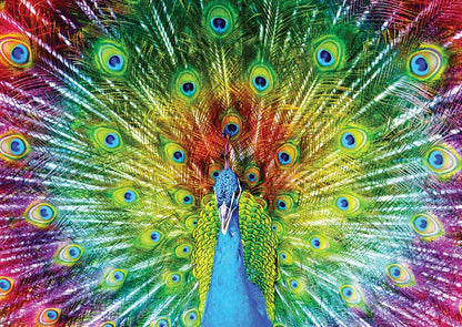 Colorful Peacock 1000pc Enjoy Puzzle
