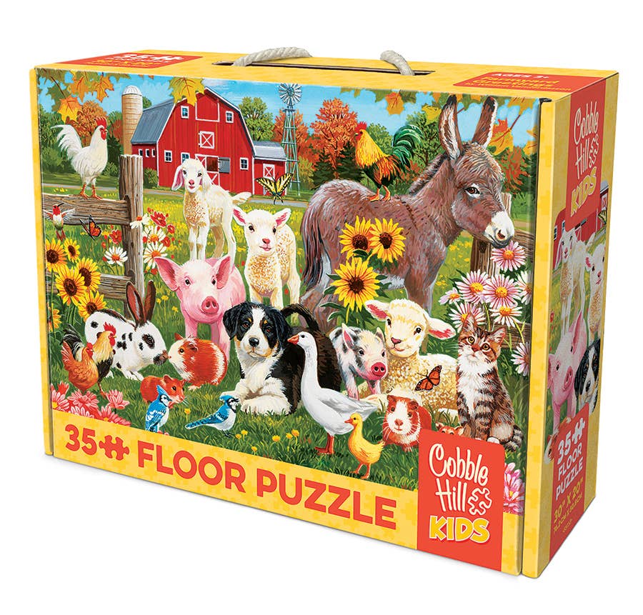 Farmyard Greetings (35pc) Floor Puzzle - Ages 3+