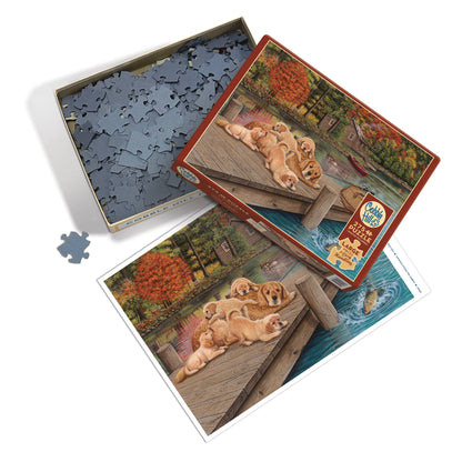 Lazy Day on the Dock 275pc puzzle