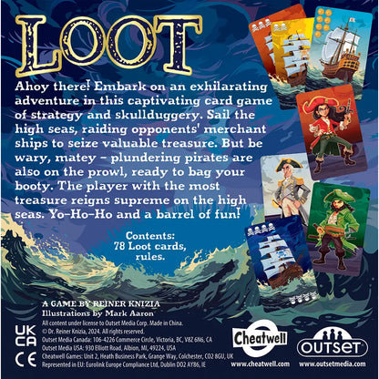 Loot Card Game By Reiner Knizia