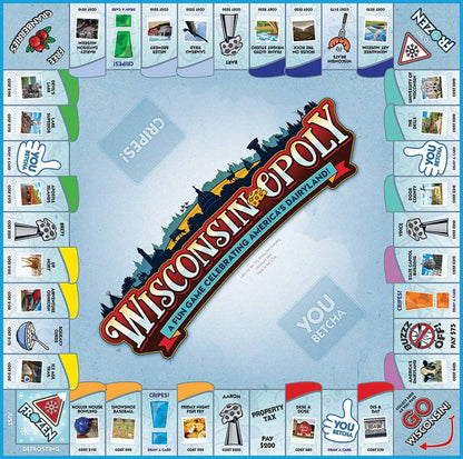 Wisconsin-Opoly (state) Board Game