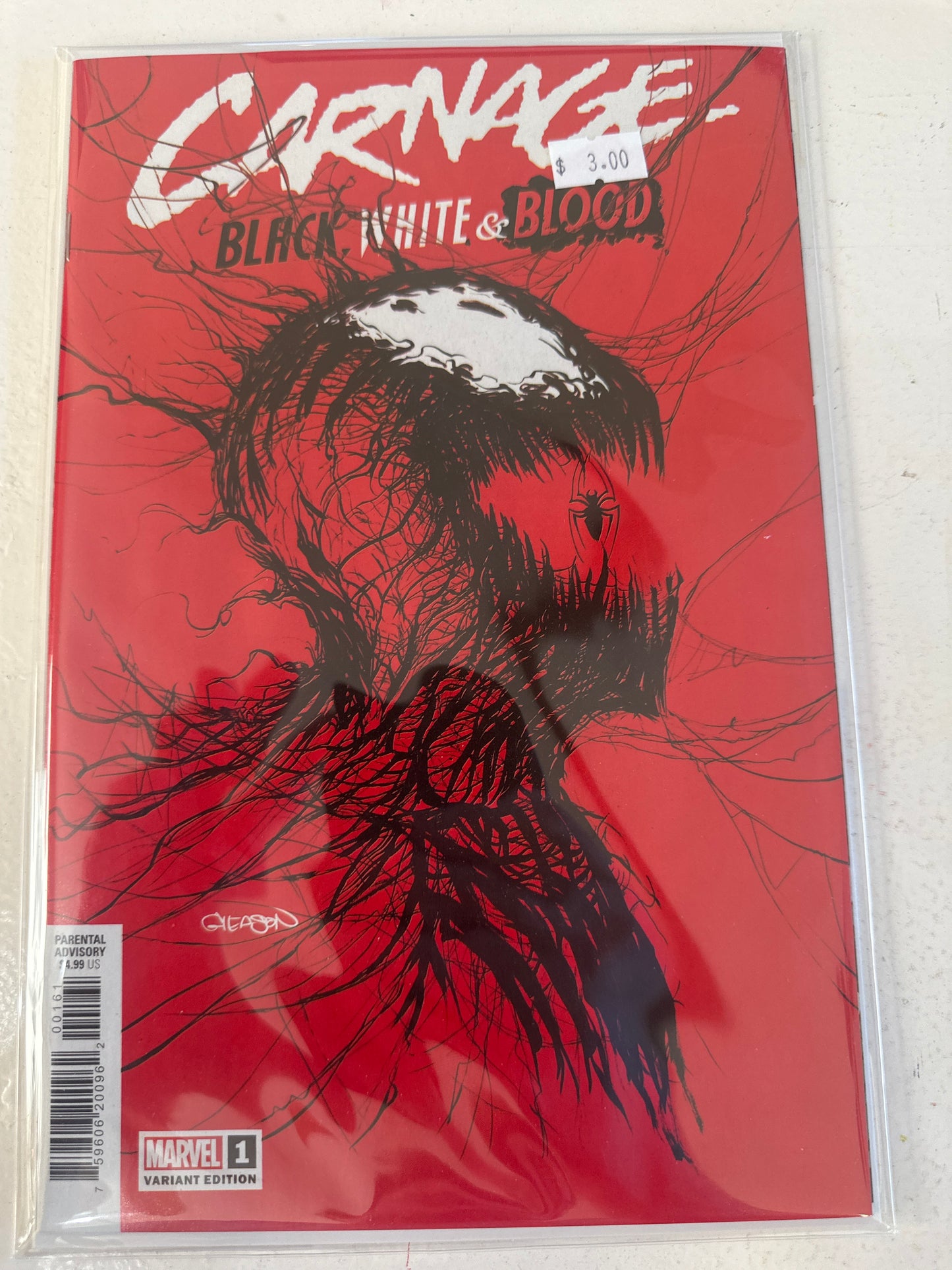 Carnage - Vol 1 - Variant - Black, White, & Blood