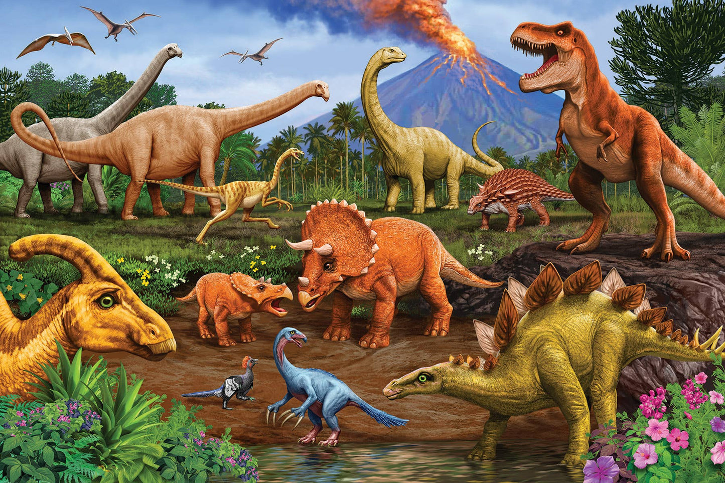 Dinos 36pc floor puzzle
