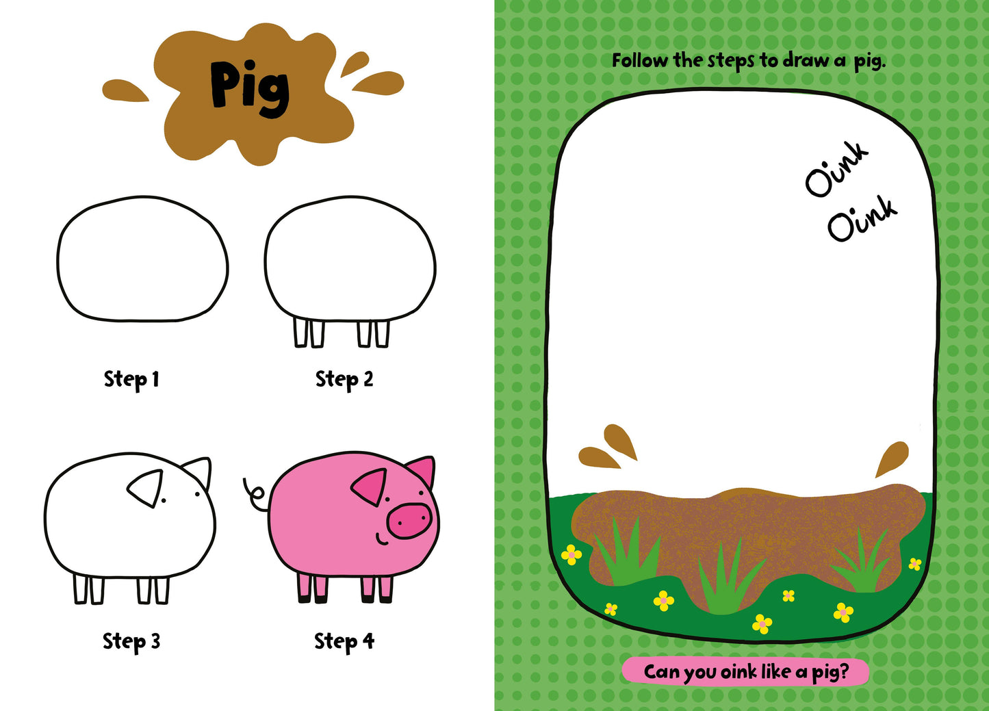 My First Learn To Draw: Farm Animals