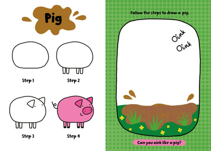 My First Learn To Draw: Farm Animals