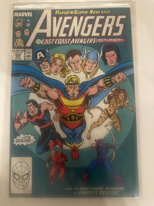The Avengers - 302 - Part 2 of the Super-Nova Saga - With the East Coast Avengers Lost in SPace