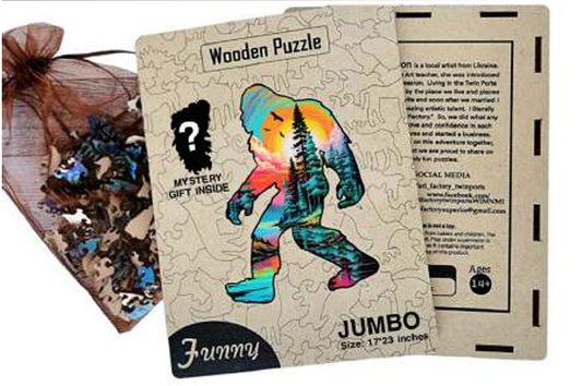 JUMBO Sasquatch Wooden Puzzle