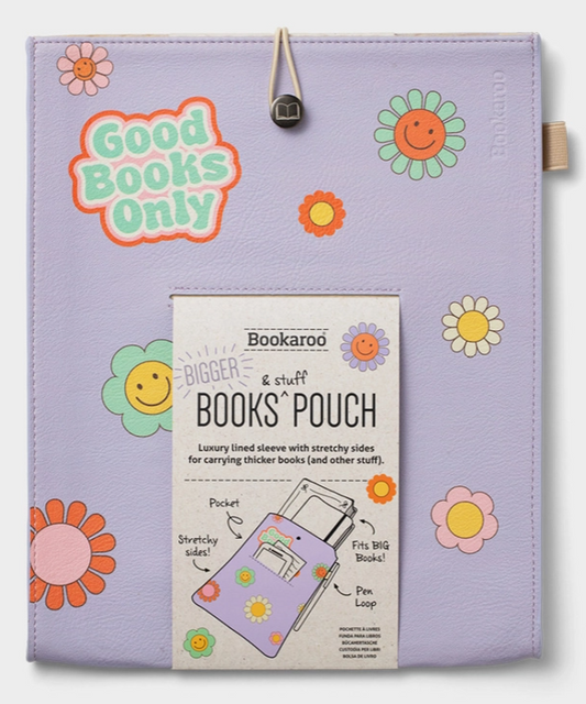 Bookaroo Good Vibes Books and Stuff Pouch