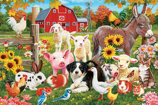 Farmyard Greetings (35pc) Floor Puzzle - Ages 3+