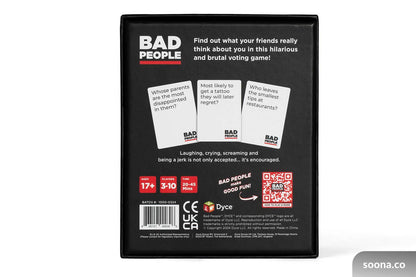 BAD PEOPLE: Find Out What Your Friends Really Think of You