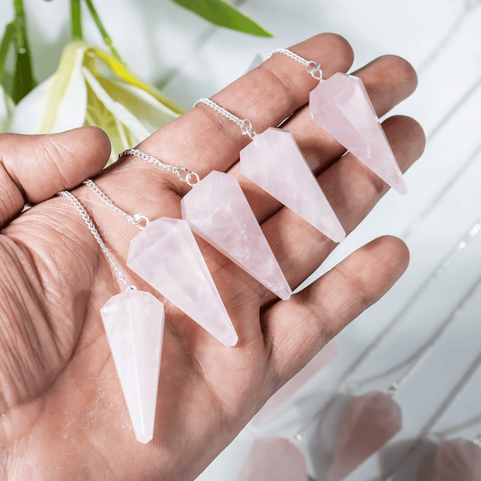 Dowsing Pendulum | Rose Quartz