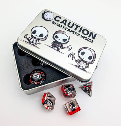 Grim Reaper Dice Tins